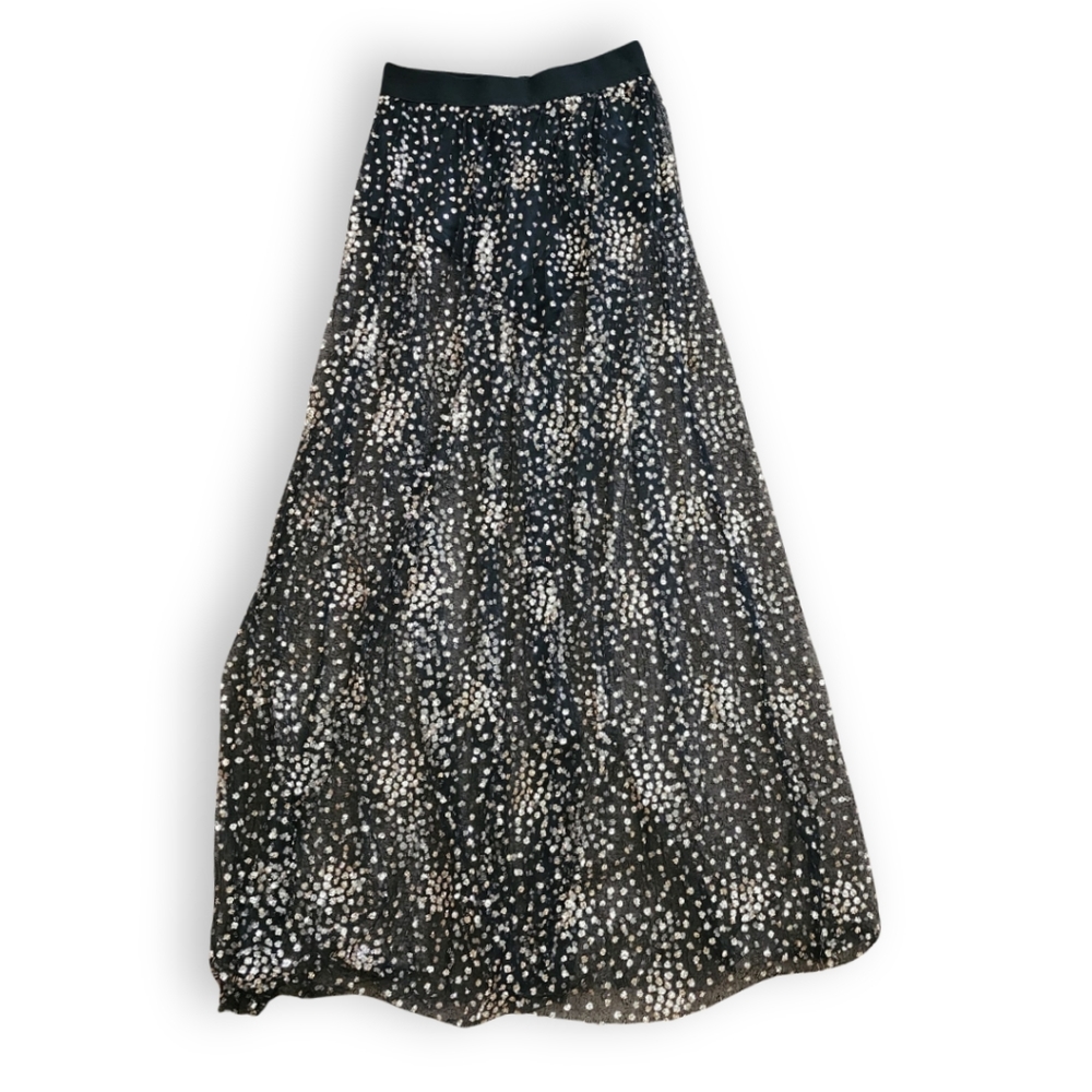 Speckled Gold Tulle Skirt, Women's XS - Picture 1 of 9